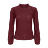 JDY Cathinka L/S Flæse Bluse - Cabernet