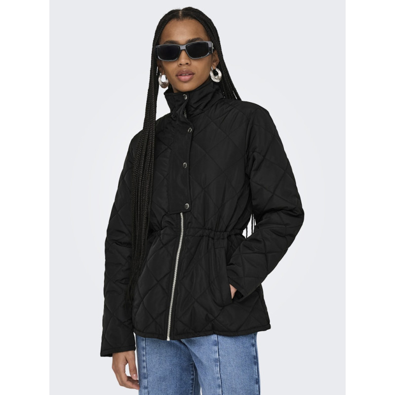 ONLY Lina Quiltet Jakke - Sort