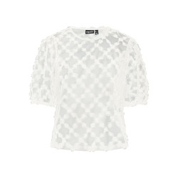 PIECES Michael Top - Cloud Dancer