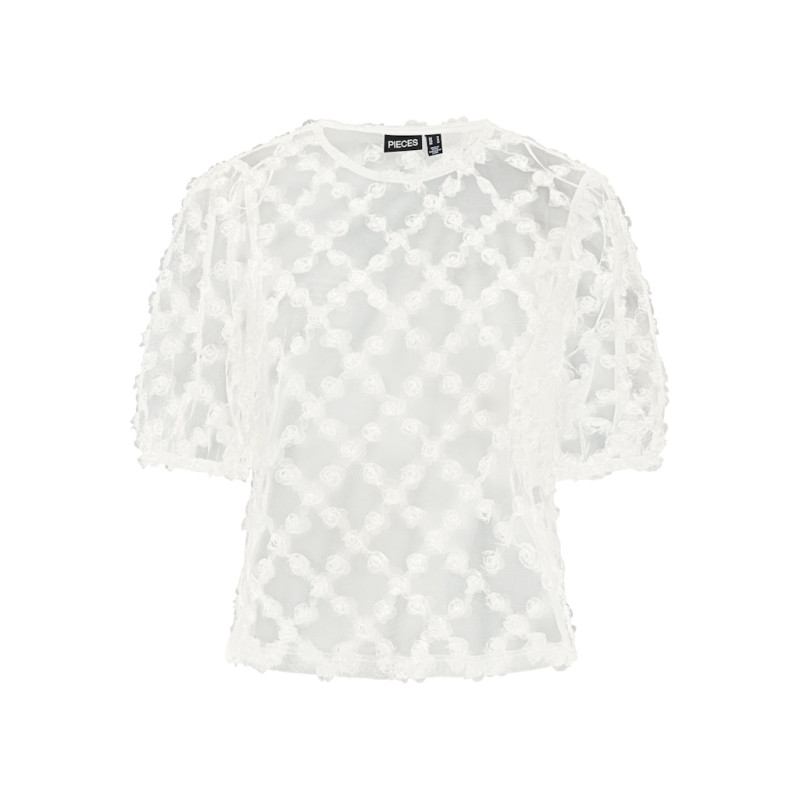 PIECES Michael Top - Cloud Dancer