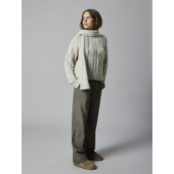 LMTD Naible L/S Strik Sweater - Oatmeal