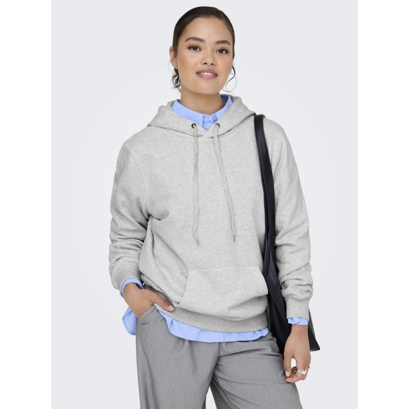 ONLY Daze L/S Hoodie - Light Grey Melange