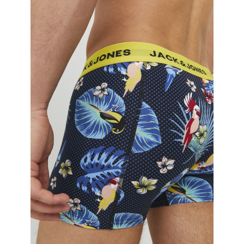 JACK & JONES Flower Bird 3-Pak Boxershorts - Surf The Web
