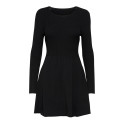 ONLY Alma L/S Strik Kjole - Sort