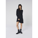 ONLY Alma L/S Strik Kjole - Sort