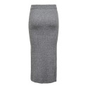 ONLY Jeanett Lang Nederdel - Medium Grey Melange