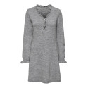 JDY Letty L/S Kjole - Light Grey Melange