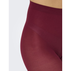 ONLY Carina 80 Den Strømpebukser - Burgundy