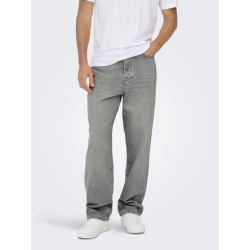 ONLY & SONS Fade Loose 2332 Jeans - Medium Grey Denim