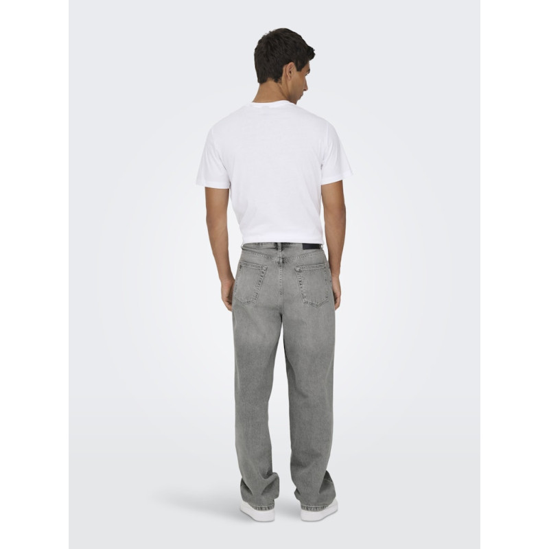 ONLY & SONS Fade Loose 2332 Jeans - Medium Grey Denim
