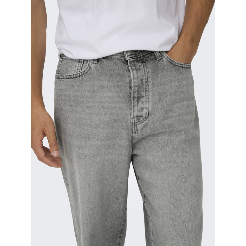 ONLY & SONS Fade Loose 2332 Jeans - Medium Grey Denim