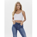ONLY Vicky Blonde Crop Top - Bright White