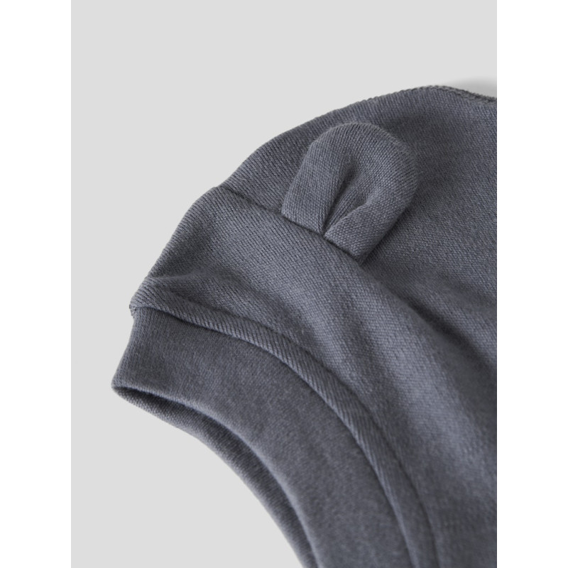 NAME IT BABY Willit Uld Elefanthue Med Øreflapper - Folkstone Gray