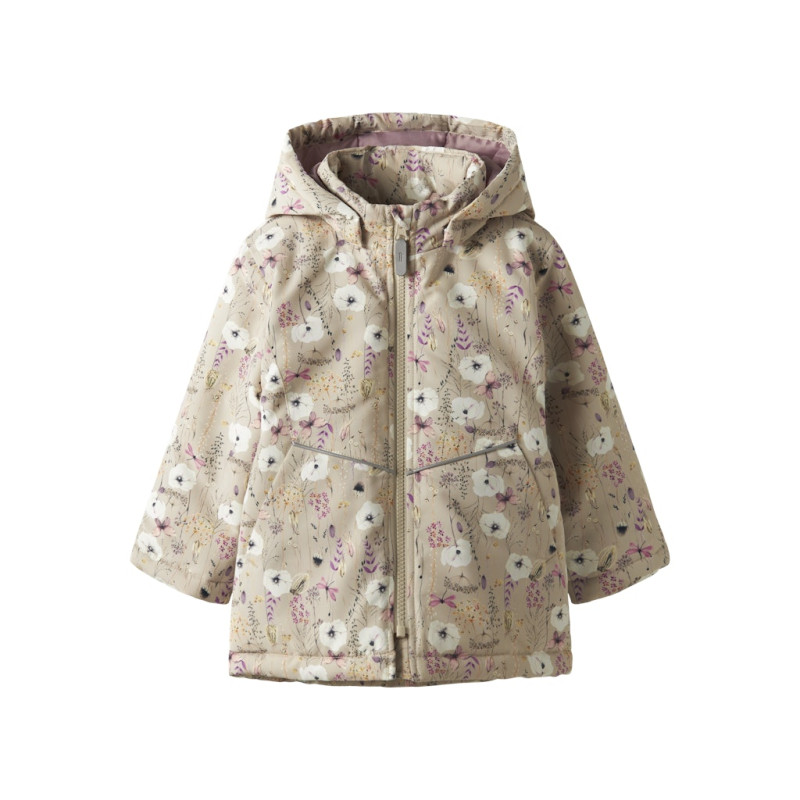 NAME IT MINI Maxi Jakke - Peyote / Bouquet