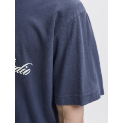 JACK & JONES PLUS Rinwood Wash T-shirt - Ocean cavern