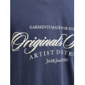 JACK & JONES PLUS Rinwood Wash T-shirt - Ocean cavern
