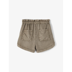 NAME IT Kids Becky Tinda HW Shorts - Burnt Olive