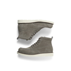 JACK & JONES Toronto Leather Boots - Grey