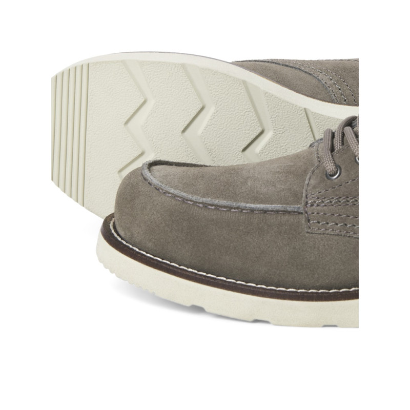 JACK & JONES Toronto Leather Boots - Grey