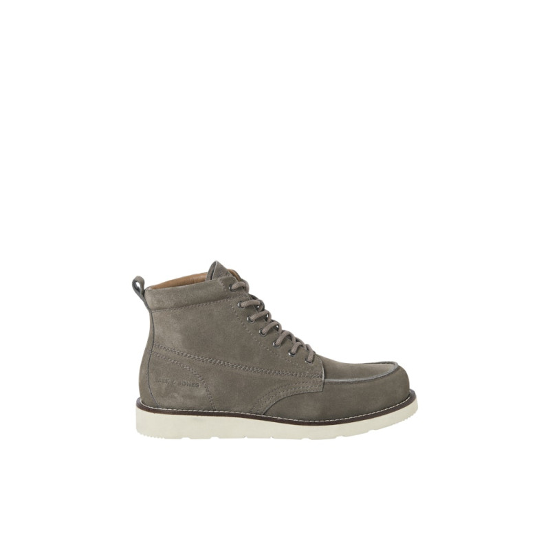JACK & JONES Toronto Leather Boots - Grey