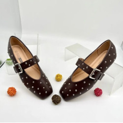 Vices-Verso Ballerinasko Med Nitter - Chocolate