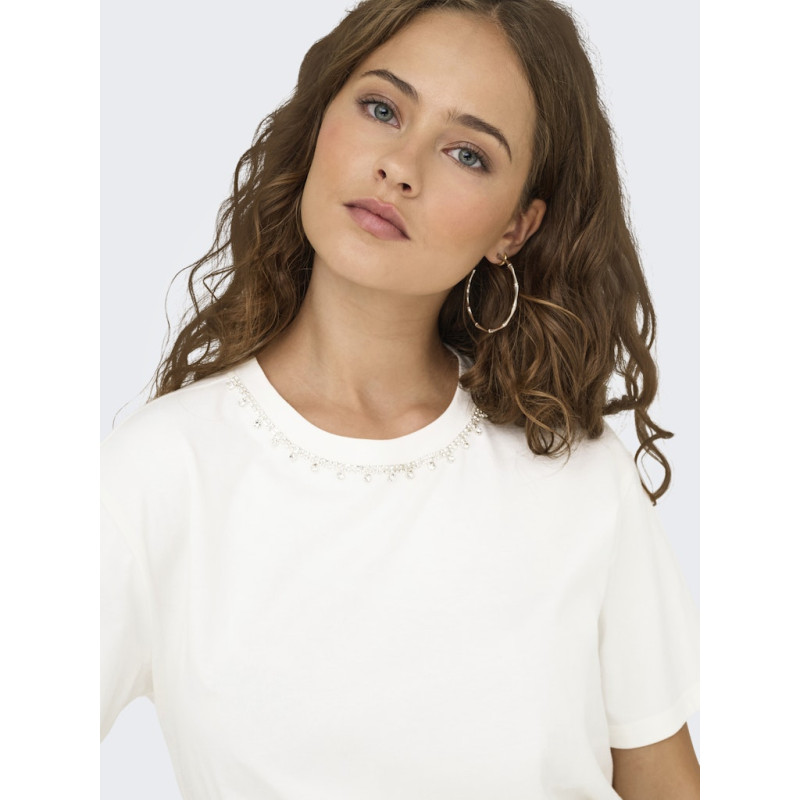 JDY Kira T-shirt - Cloud Dancer