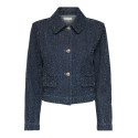 JDY Lady Denim Shacket - Dark Blue Denim