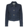 JDY Lady Denim Shacket - Dark Blue Denim