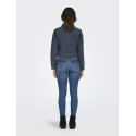 JDY Lady Denim Shacket - Dark Blue Denim