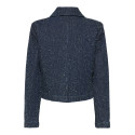 JDY Lady Denim Shacket - Dark Blue Denim