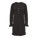 ONLY Mera L/S Strik Kjole - Chocolate Torte