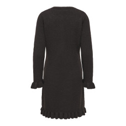 ONLY Mera L/S Strik Kjole - Chocolate Torte