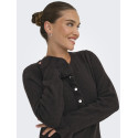 ONLY Mera L/S Strik Kjole - Chocolate Torte
