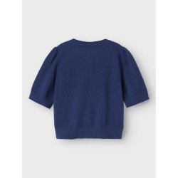 NAME IT KIDS Nabeth S/S Strik Cardigan - Blueprint