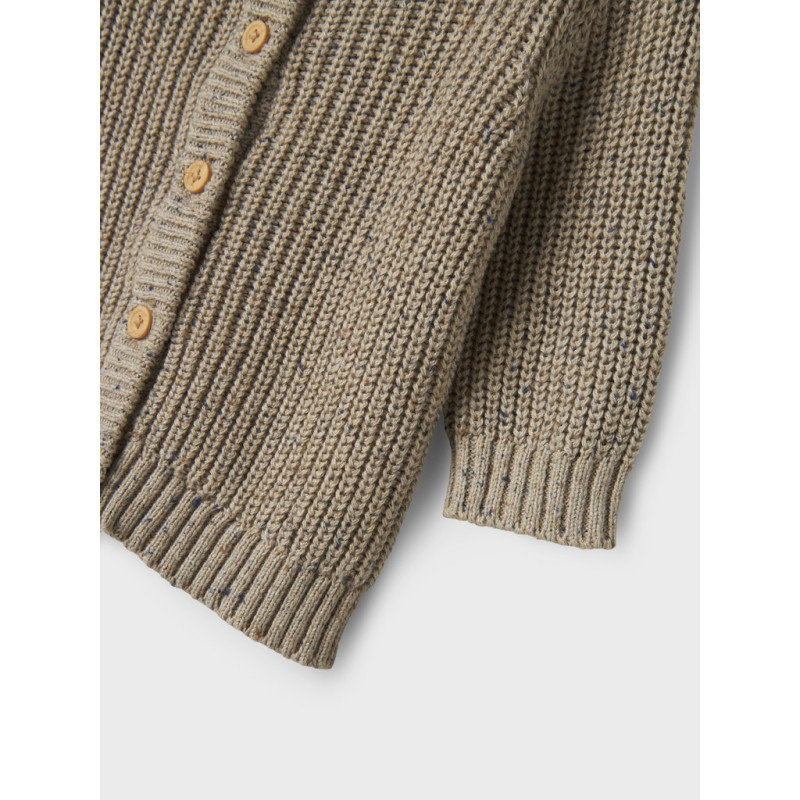 NAME IT BABY Norman L/S Strik Cardigan - Island Fossil
