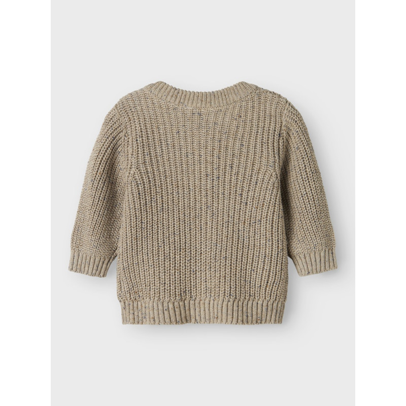 NAME IT BABY Norman L/S Strik Cardigan - Island Fossil