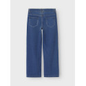 NAME IT KIDS Rose Broderede Jeans 8711 - Dark Blue Denim