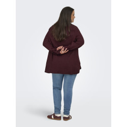 ONLY CARMAKOMA Bay L/S Skjorte - Winetasting