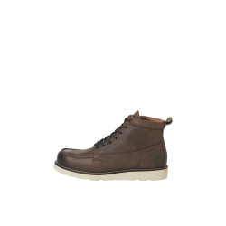 JACK & JONES Toronto Læder Sko - Brown Stone