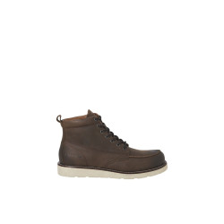 JACK & JONES Toronto Læder Sko - Brown Stone