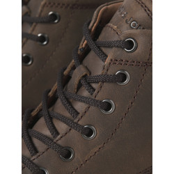 JACK & JONES Toronto Læder Sko - Brown Stone