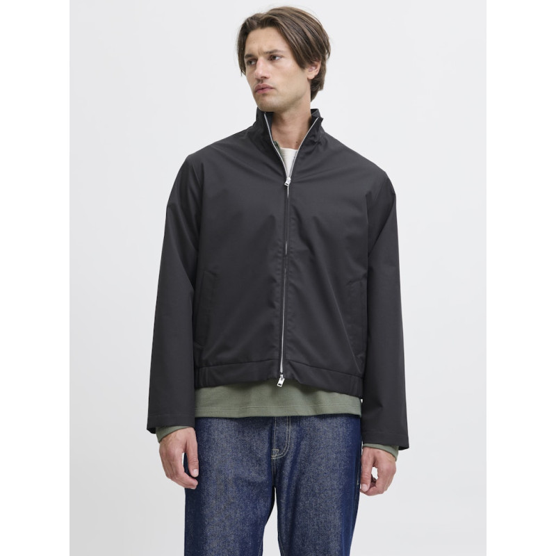 JJ REBEL Kaban Harrington Jakke - Sort