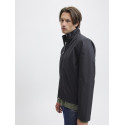 JJ REBEL Kaban Harrington Jakke - Sort