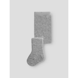 NAME IT BABY Wak Strømpebukser - Grey Melange