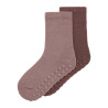 NAME IT MINI Wak 2-pak Skridsikre Sokker - Antler