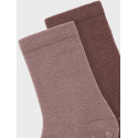 NAME IT MINI Wak 2-pak Skridsikre Sokker - Antler