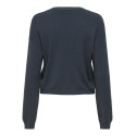 JDY Eris L/S Strik Pullover - Ebony