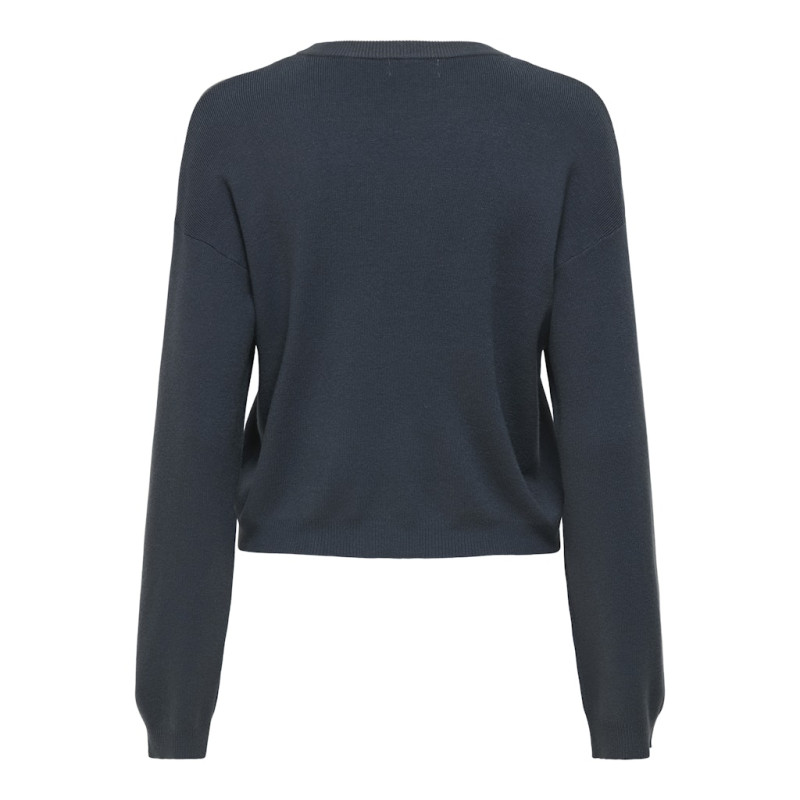 JDY Eris L/S Strik Pullover - Ebony