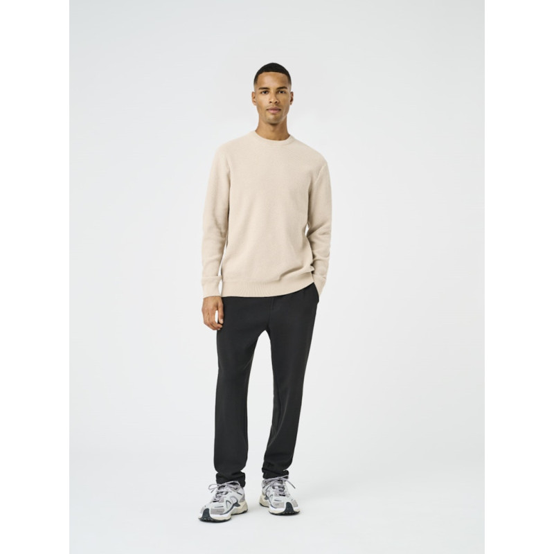 ONLY & SONS Morgan Struktur Strik Sweater - Silver Lining