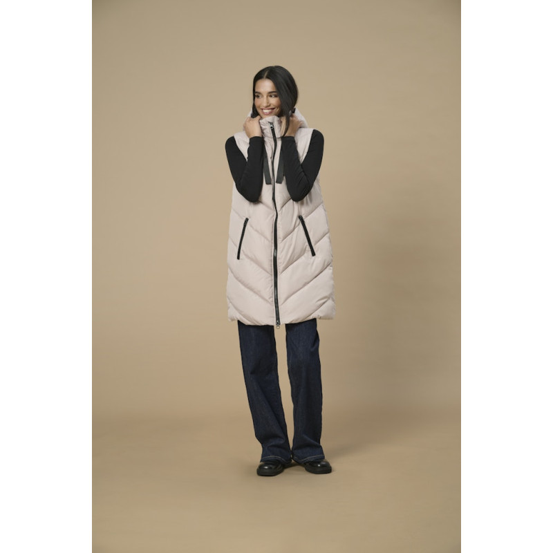 JDY Skylar Puffer Vest - Chateau Gray